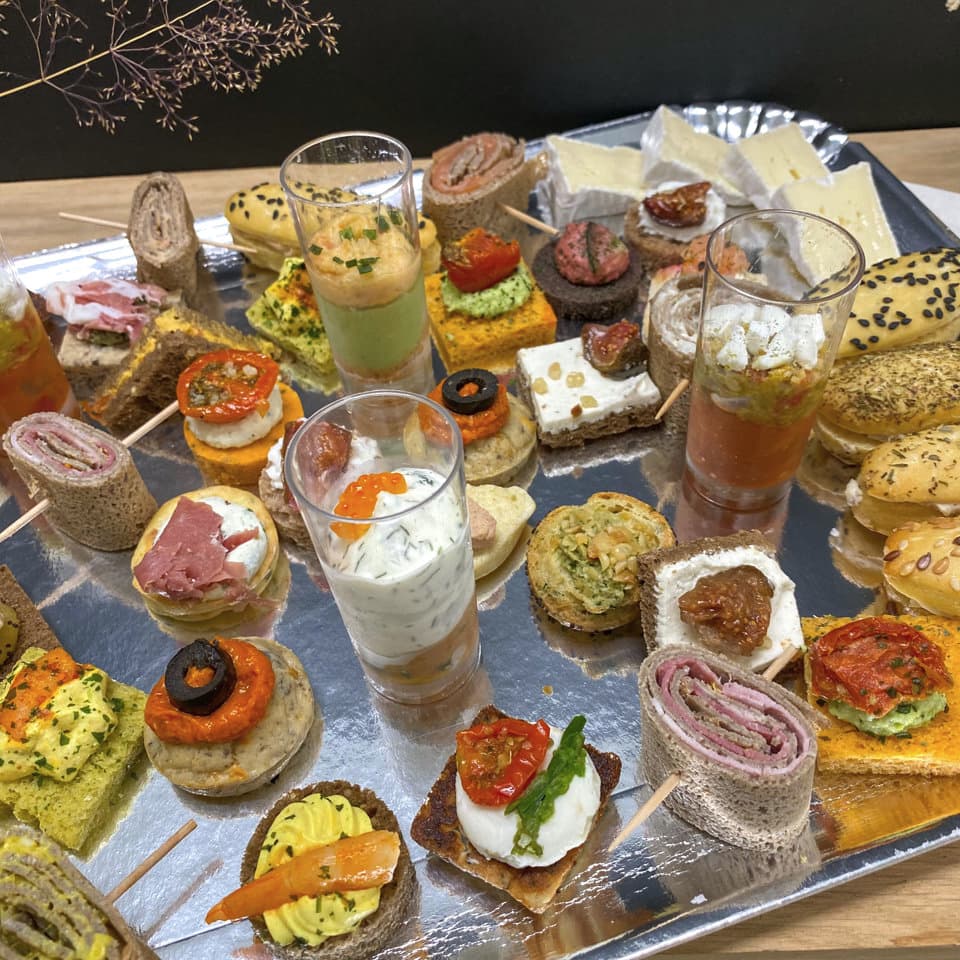 Boucherie charcuterie traiteur Painchaud à Vitré, corbeilles cocktails dinatoires