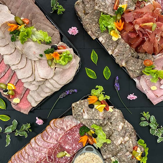 Boucherie charcuterie traiteur Painchaud à Vitré, des buffets froids