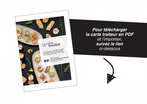 Carte traiteur année 2025-2026